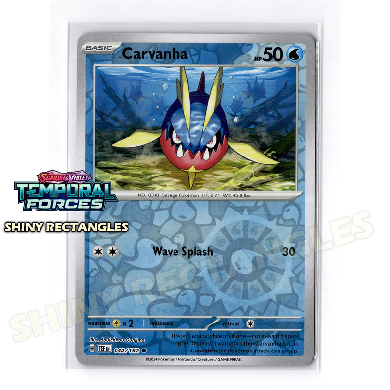 042/162 - Carvanha - Reverse Holo