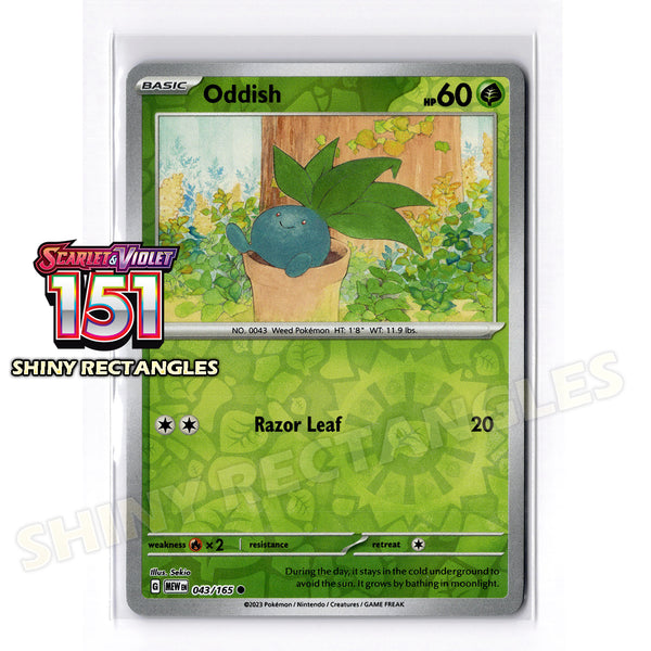 043/165 - Oddish - Reverse Holo