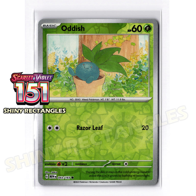 043/165 - Oddish - Reverse Holo