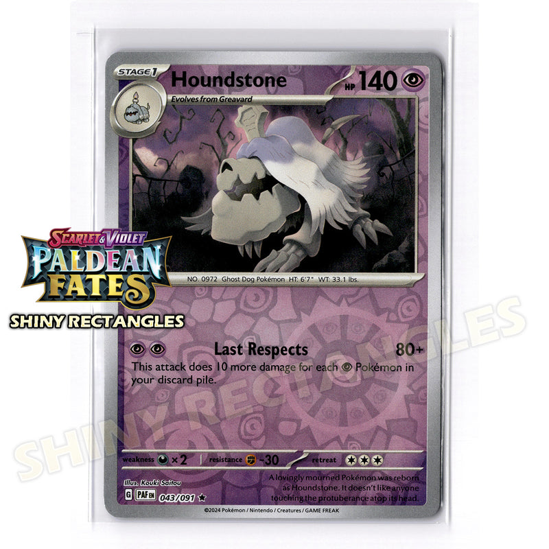 043/091 - Houndstone - Reverse Holo