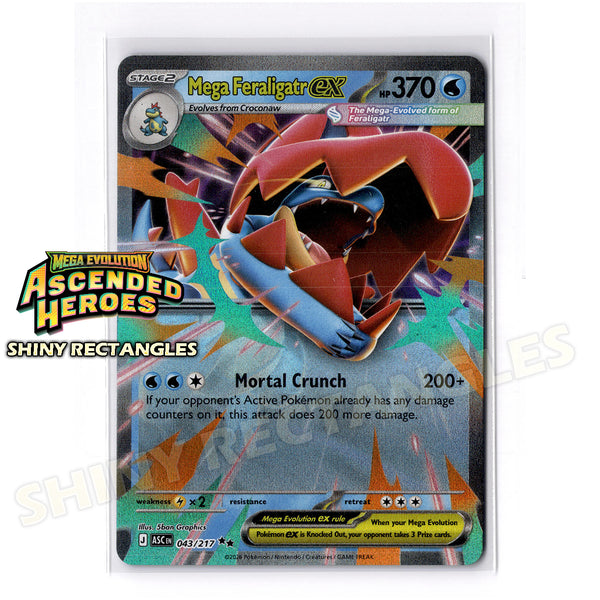 043/217 - Mega Feraligatr EX - Holofoil