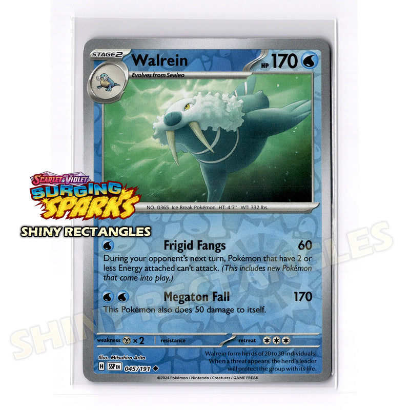 045/191 - Walrein - Reverse Holo