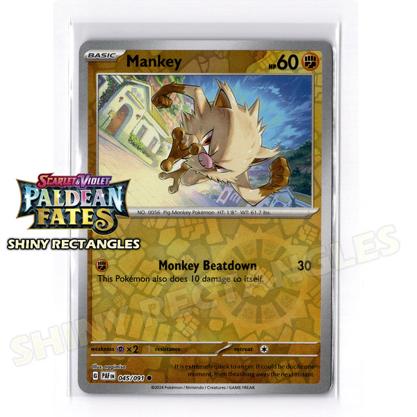 045/091 - Mankey - Reverse Holo