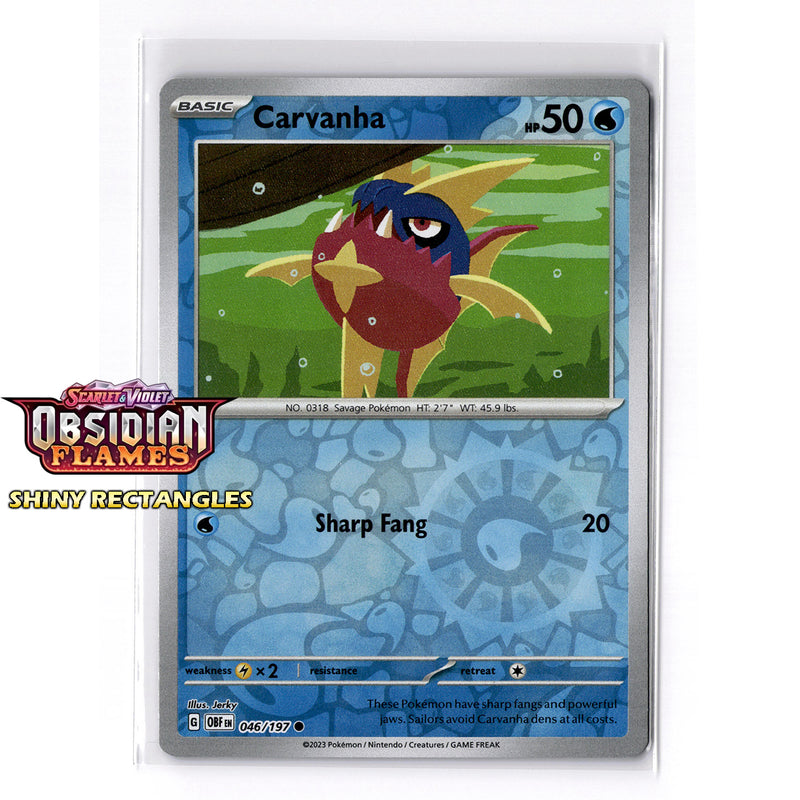 046/197 - Carvanha - Reverse Holo
