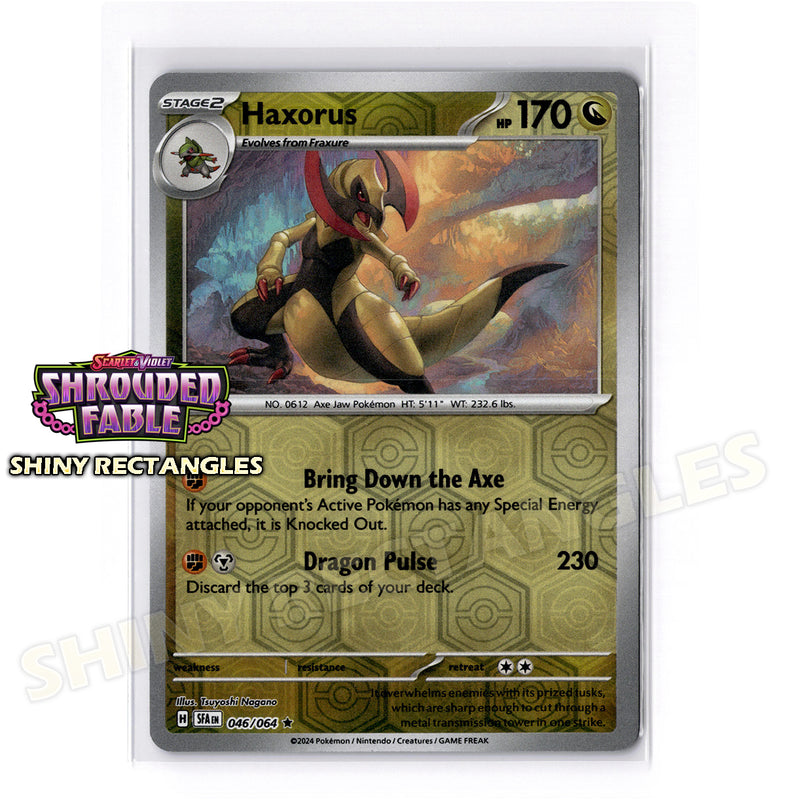 046/064 - Haxorus - Reverse Holo