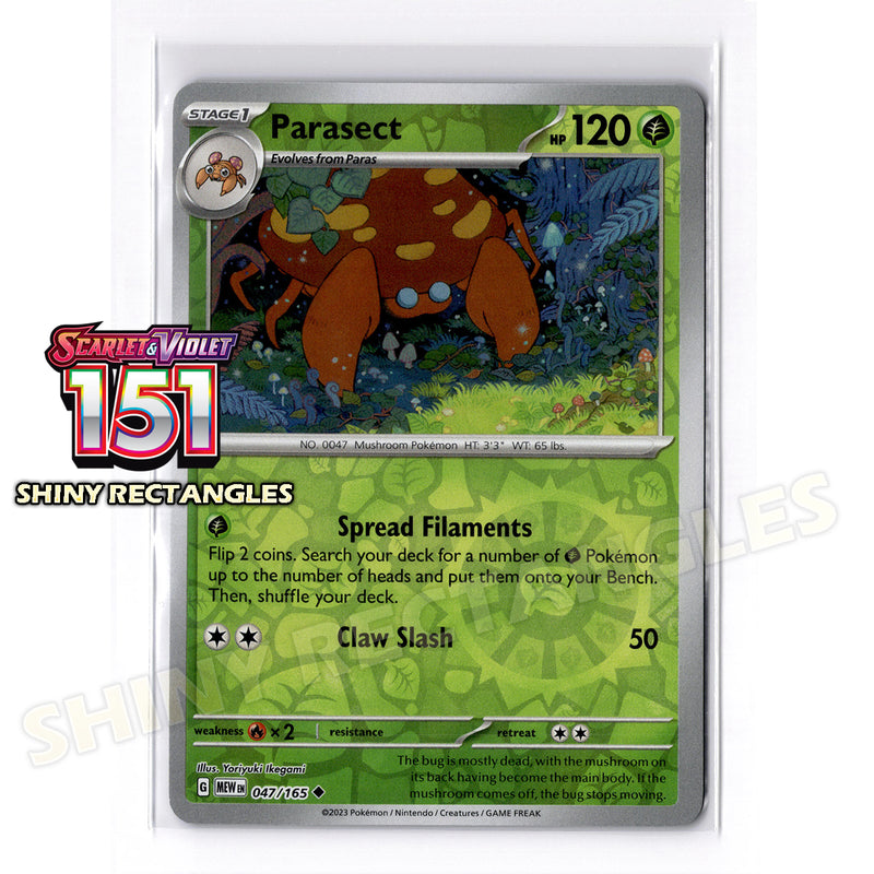 047/165 - Parasect - Reverse Holo