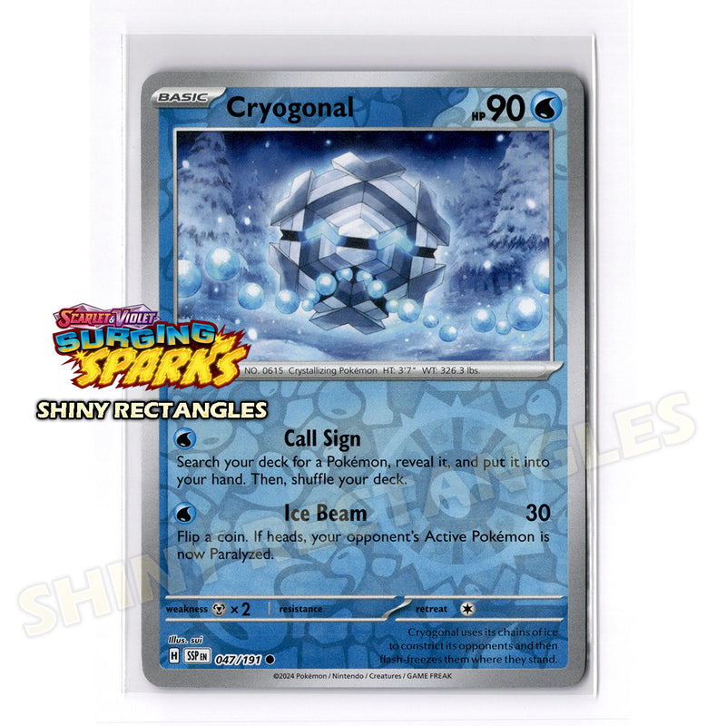 047/191 - Cryogonal - Reverse Holo