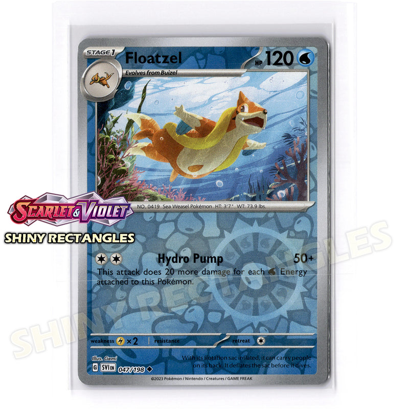 047/198 - Floatzel - Reverse Holo