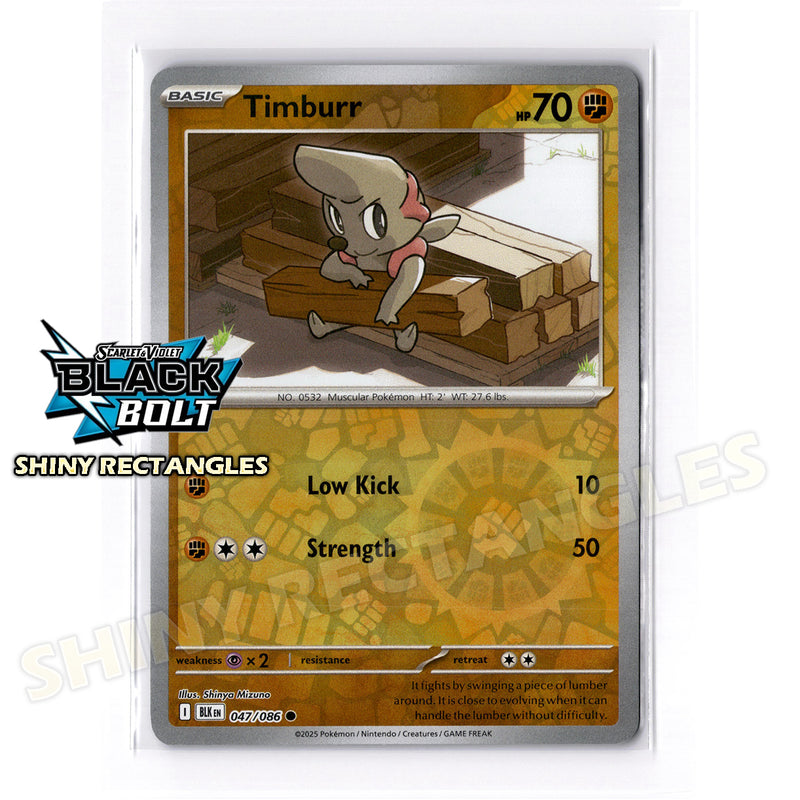 047/086 - Timburr - Reverse Holo