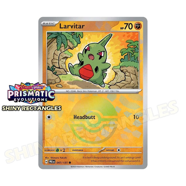 047/131 - Larvitar - Poke Ball