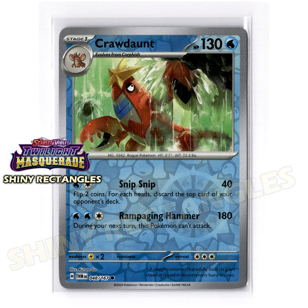 048/167 - Crawdaunt - Reverse Holo