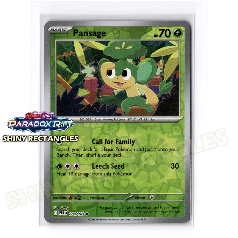004/182 - Pansage - Reverse Holo