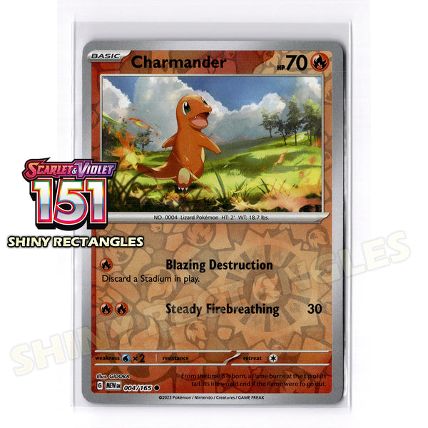 004/165 - Charmander - Reverse Holo