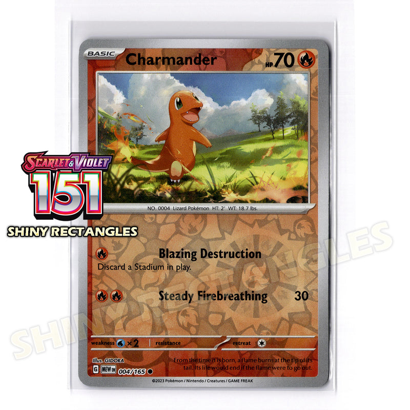 004/165 - Charmander - Reverse Holo