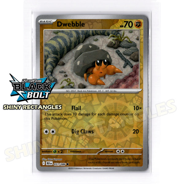 051/086 - Dwebble - Reverse Holo