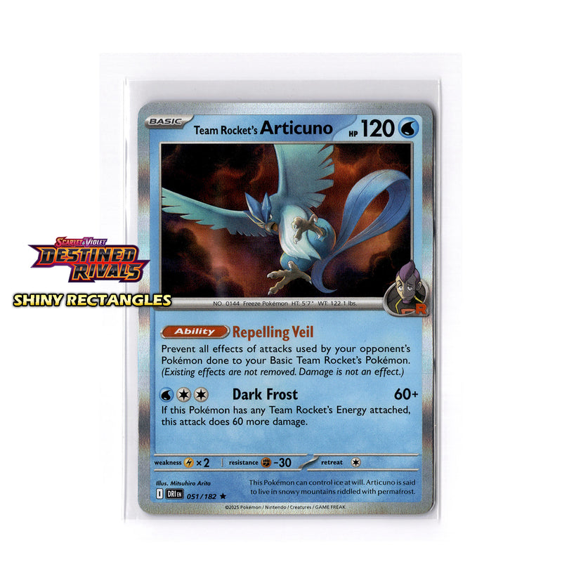 051/182 - Team Rocket's Articuno - Holofoil