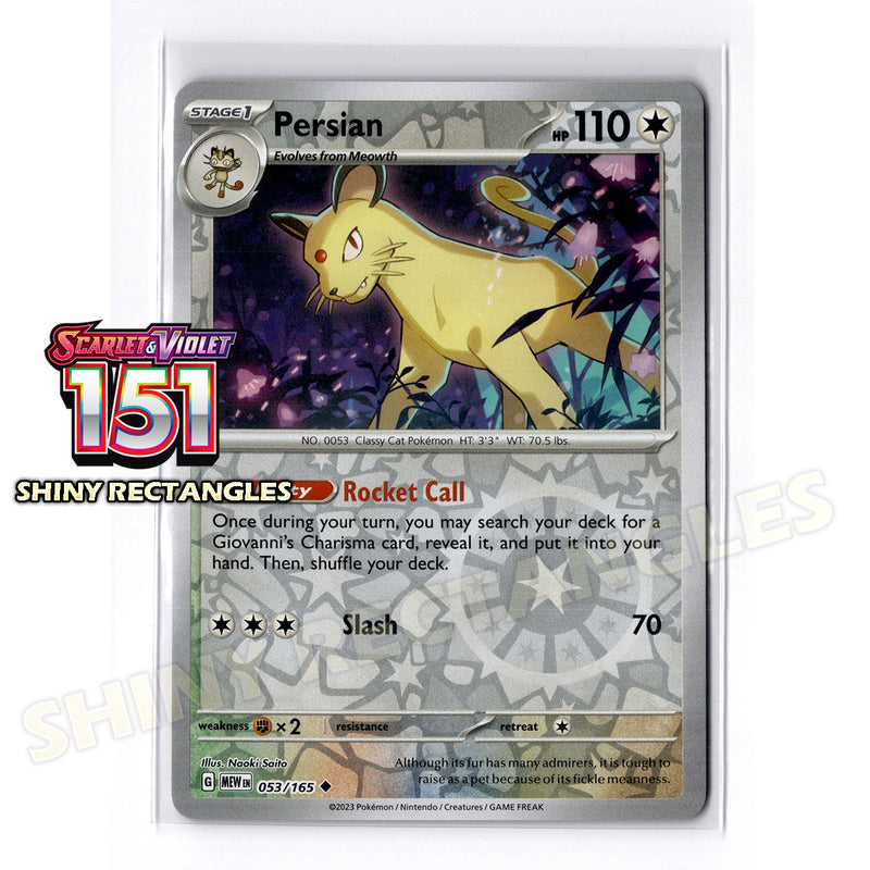053/165 - Persian - Reverse Holo
