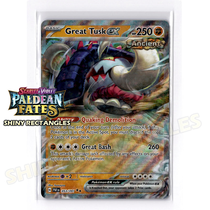 053/091 - Great Tusk EX - Holofoil