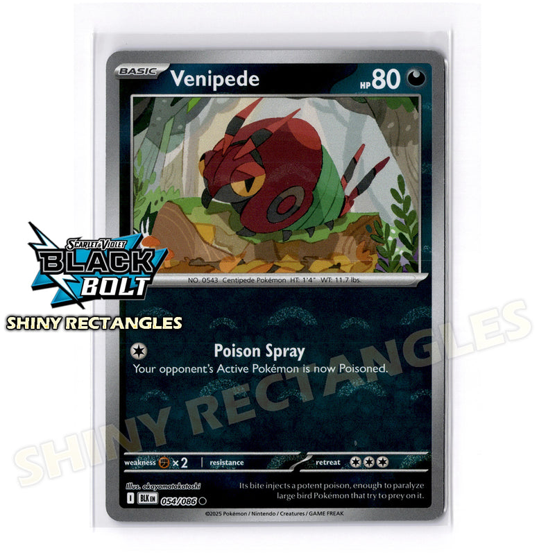 054/086 - Venipede - Poke Ball