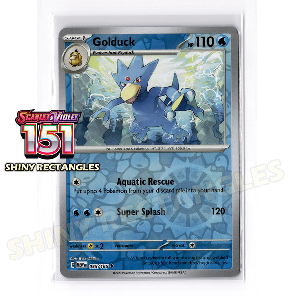 055/165 - Golduck - Reverse Holo
