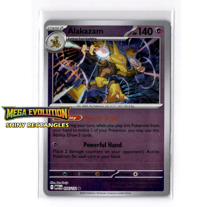 056/132 - Alakazam - Reverse Holo