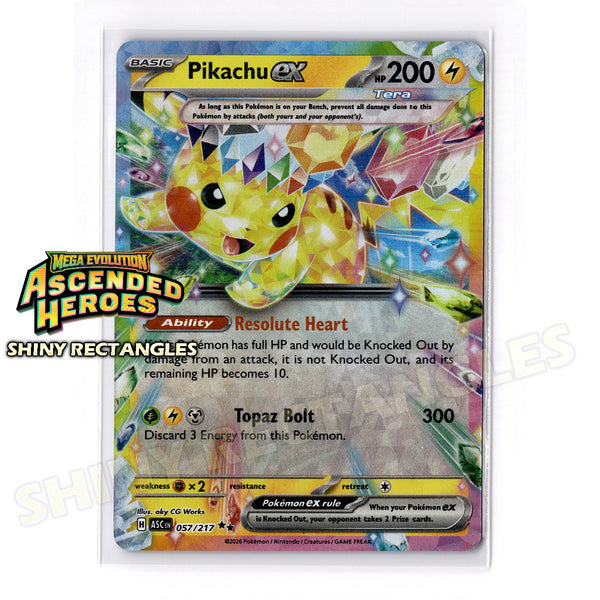 057/217 - Pikachu EX - Holofoil