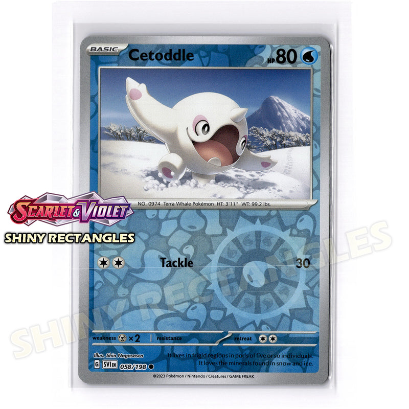 058/198 - Cetoddle - Reverse Holo