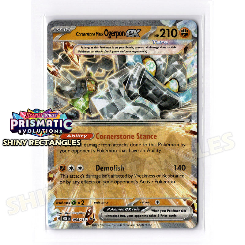 058/131 - Cornerstone Mask Ogerpon EX - Holofoil