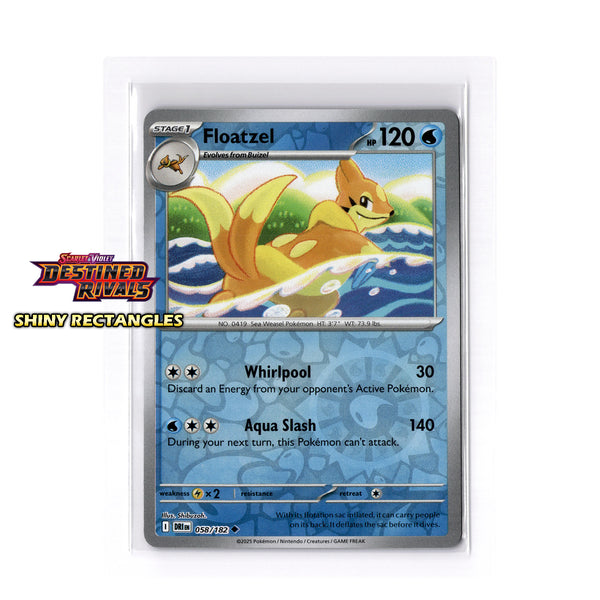 058/182 - Floatzel - Reverse Holo