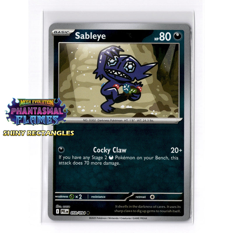 059/094 - Sableye - Reverse Holo