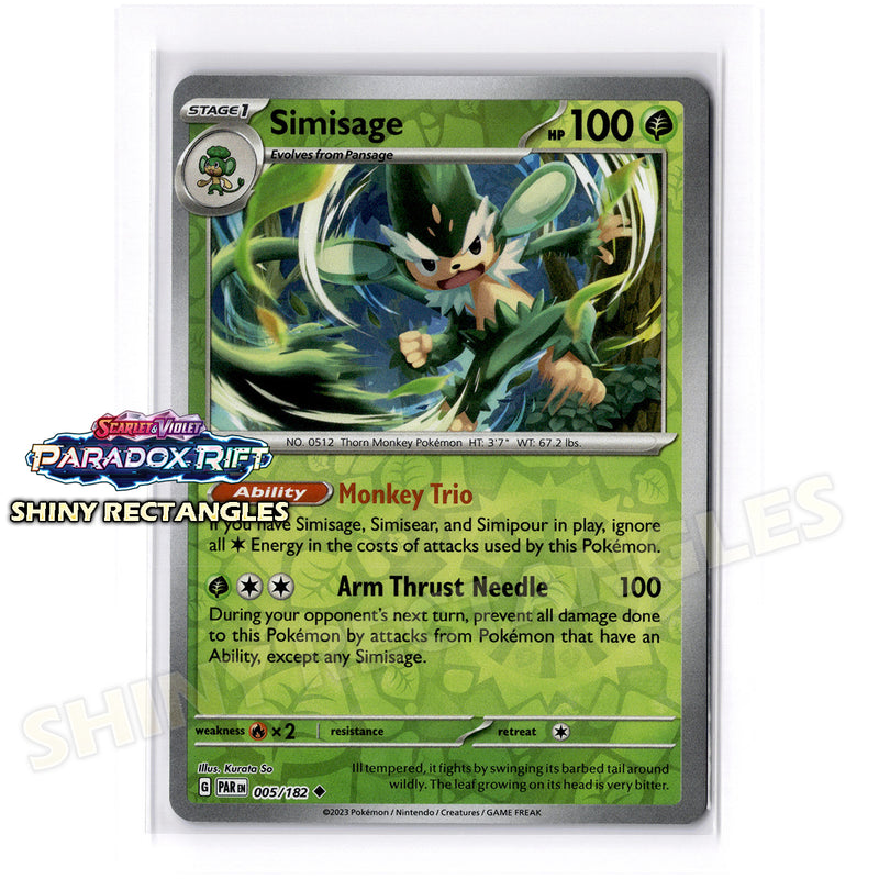 005/182 - Simisage - Reverse Holo