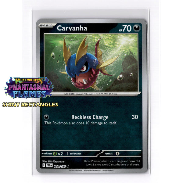 060/094 - Carvanha - Reverse Holo