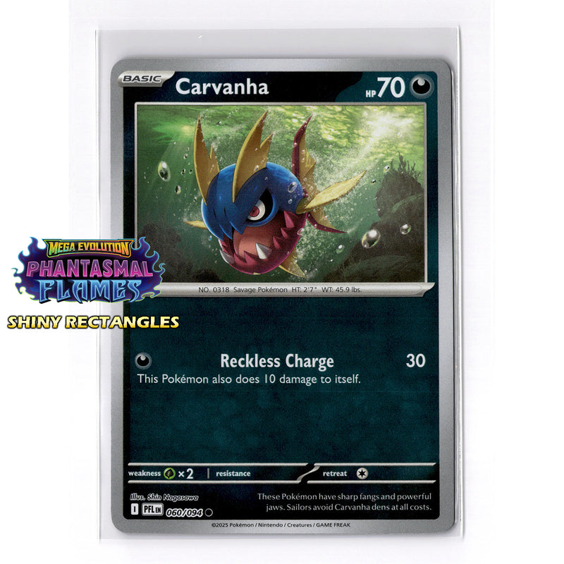 060/094 - Carvanha - Reverse Holo