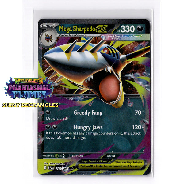 061/094 - Mega Sharpedo EX - Holofoil
