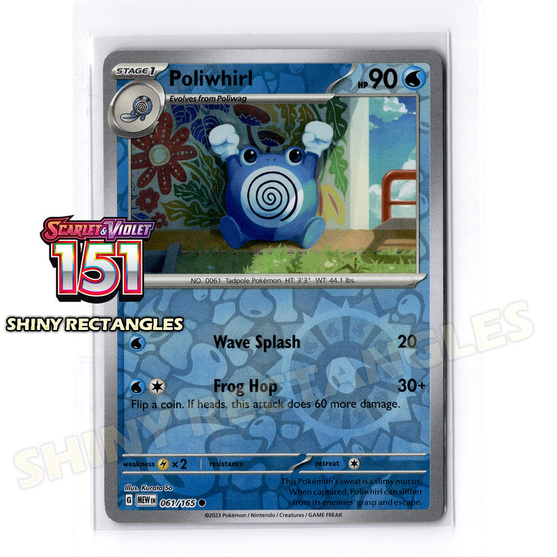 061/165 - Poliwhirl - Reverse Holo