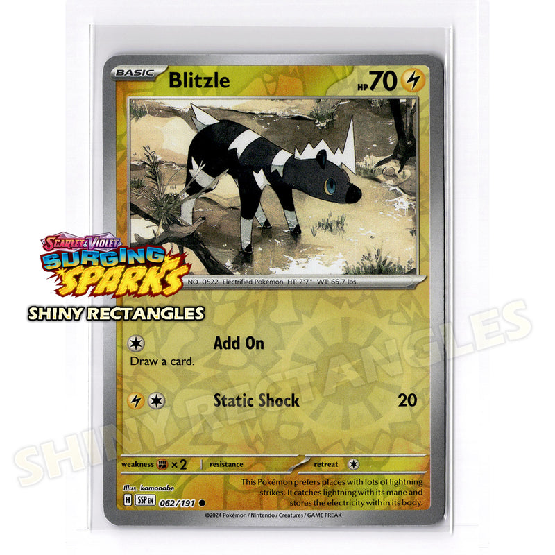 062/191 - Blitzle - Reverse Holo