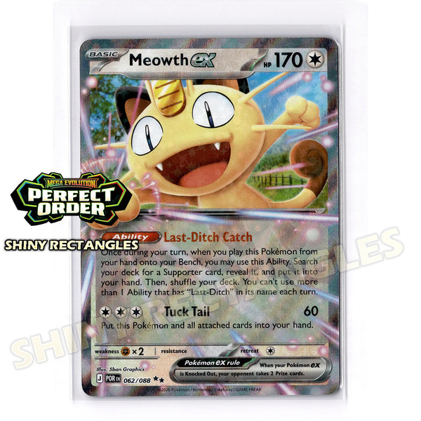 062/088 - Meowth EX - Holofoil