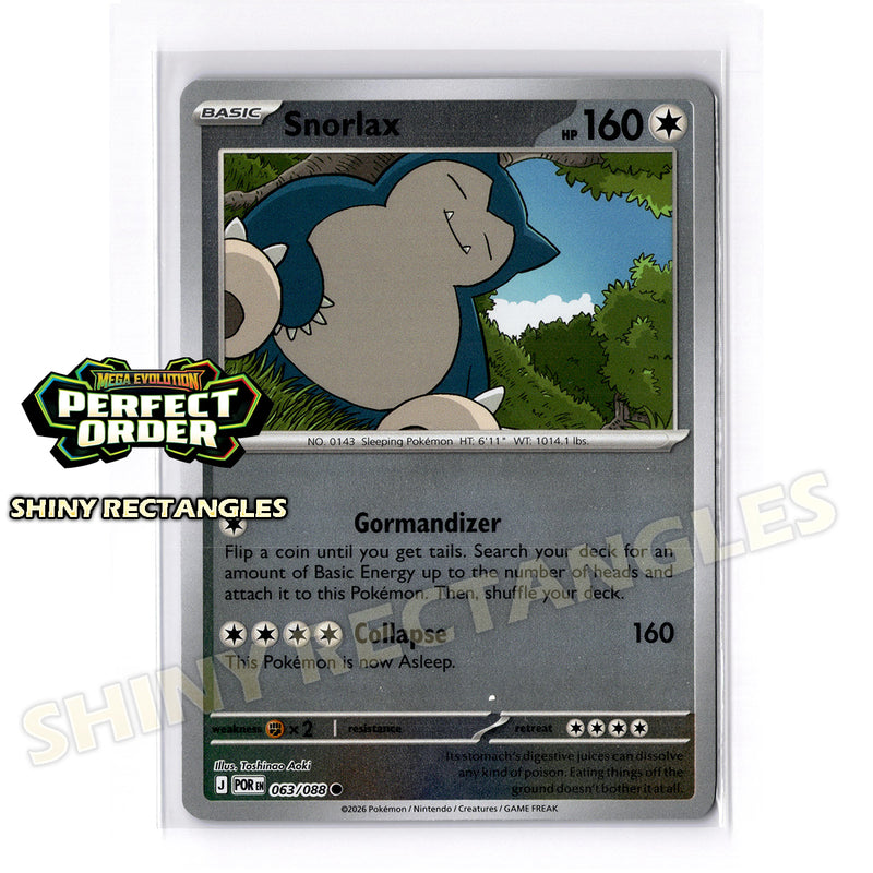 063/088 - Snorlax - Reverse Holo