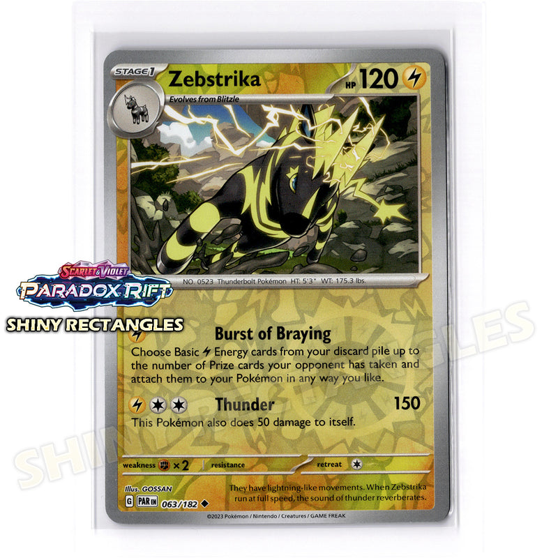 063/182 - Zebstrika - Reverse Holo