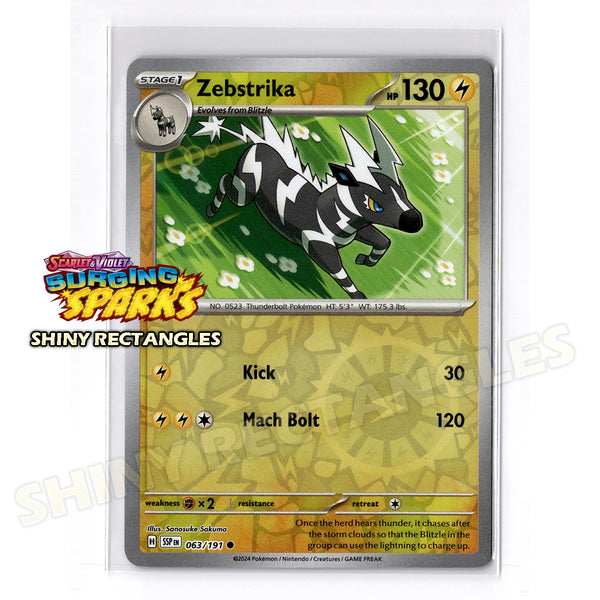 063/191 - Zebstrika - Reverse Holo