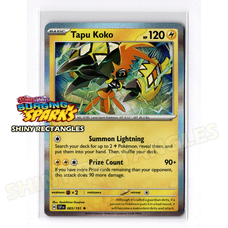 065/191 - Tapu Koko - Holofoil