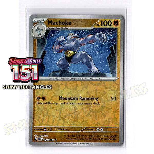 067/165 - Machoke - Reverse Holo