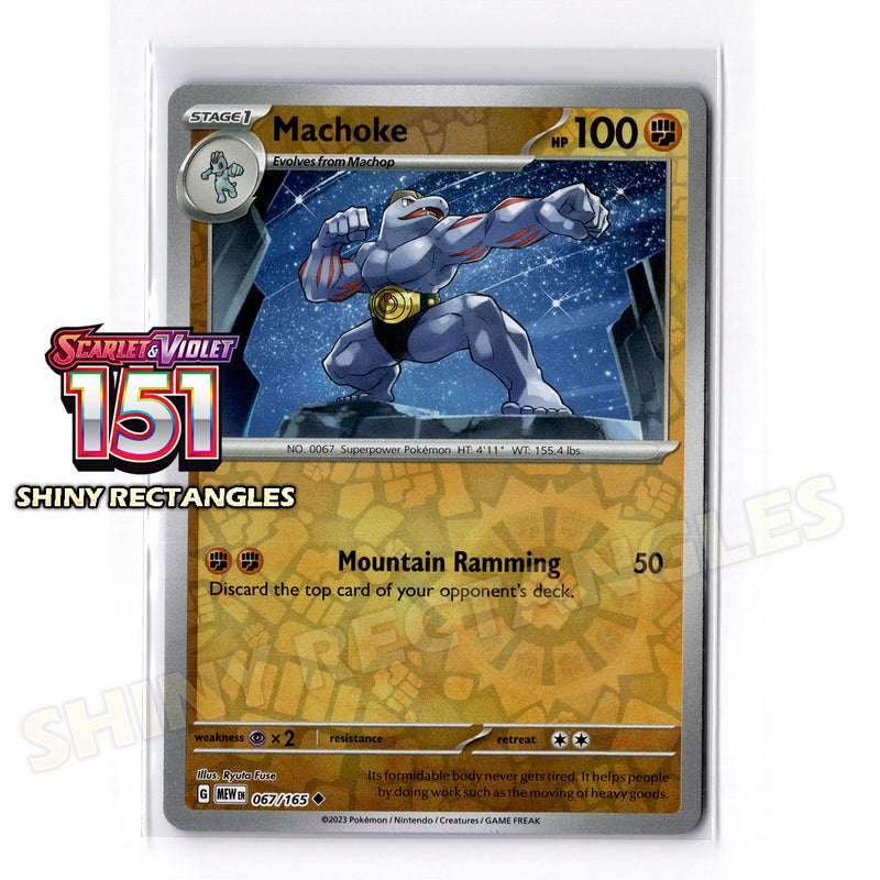 067/165 - Machoke - Reverse Holo