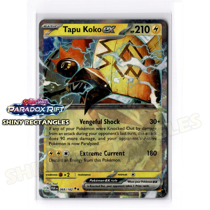 068/182 - Tapu Koko EX - Holofoil