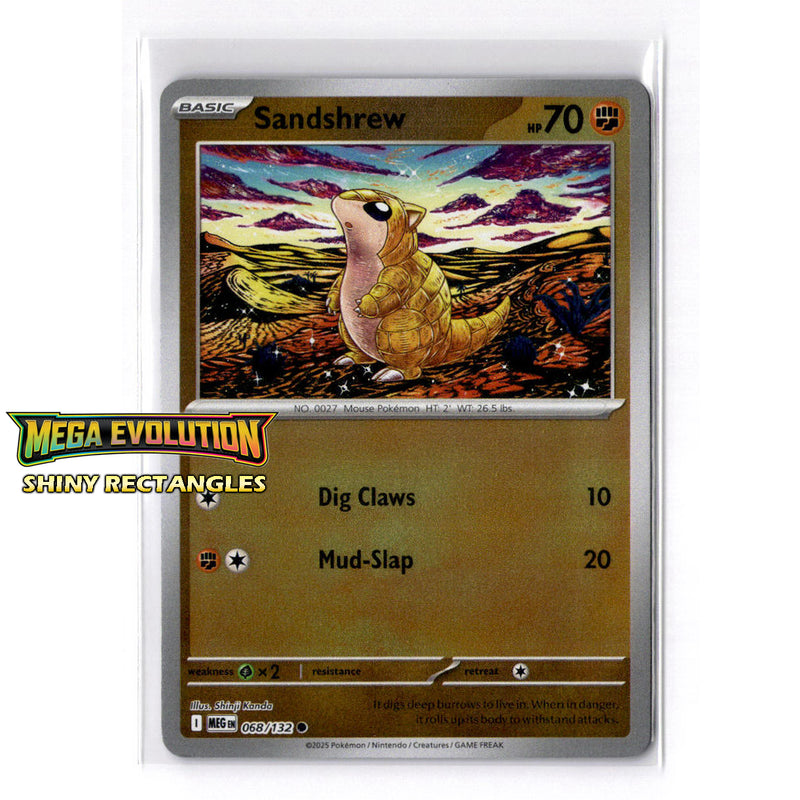 068/132 - Sandshrew - Reverse Holo