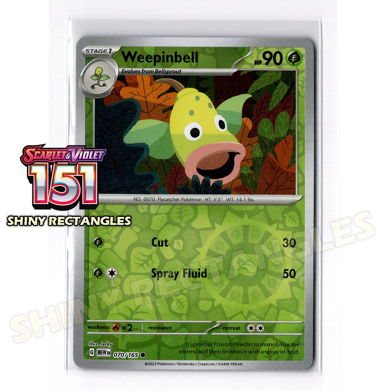 070/165 - Weepinbell - Reverse Holo