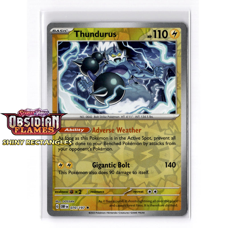 070/197 - Thundurus - Reverse Holo