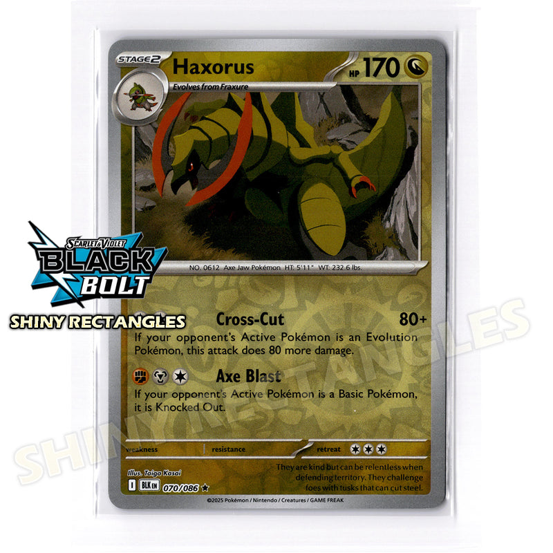070/086 - Haxorus - Reverse Holo