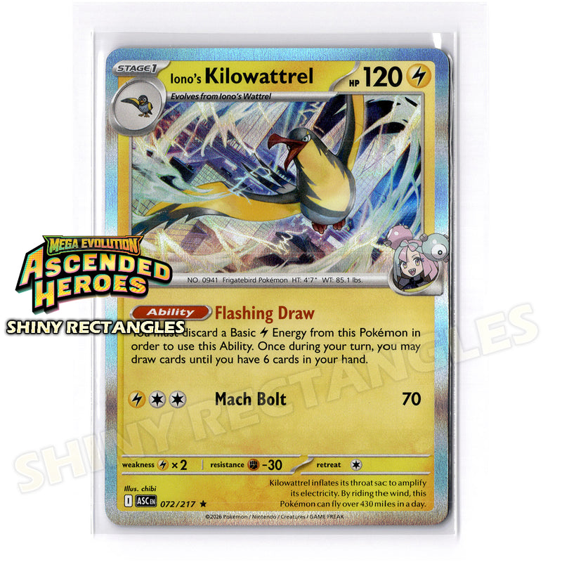072/217 - Iono's Kilowattrel - Holofoil