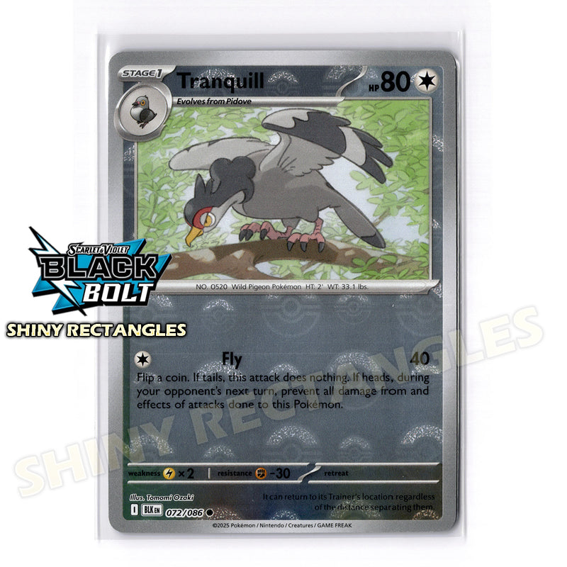 072/086 - Tranquill - Poke Ball